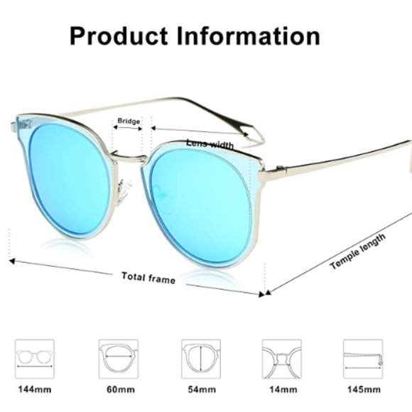 Round Polarized Sunglasses for Women main image 5